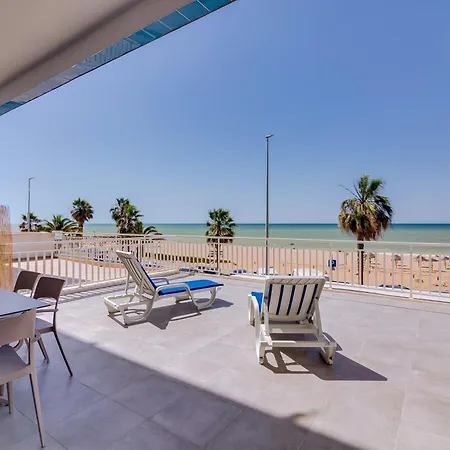 Solar Da Beachfront Terrace 2bedroom * Quarteira